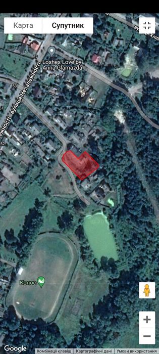 Земельна ділянка комерційного призначення м.Любомль 0.199га+лазня