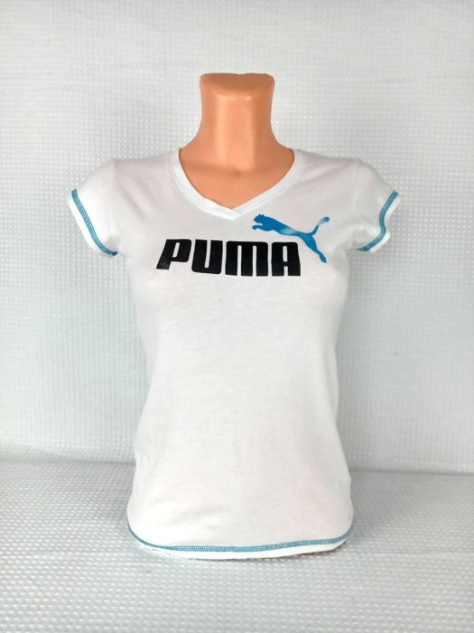 koszulka biała PUMA 100% bawełna T-shirt