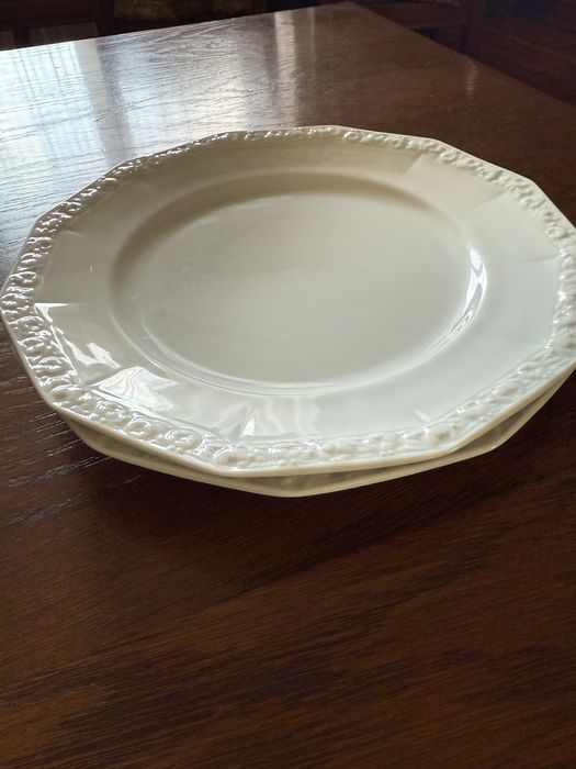 Talerze Obiadowe Rosenthal Biala Maria srednica 24,5 cm.