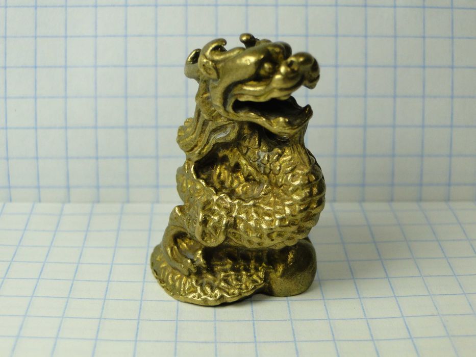 Миниатюра Дракон  бронза