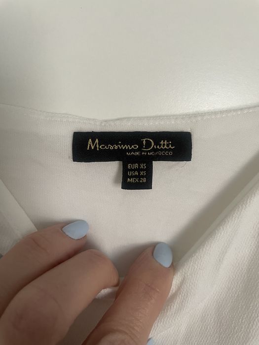 Top koszulka na ramiączkach Massimo Dutti