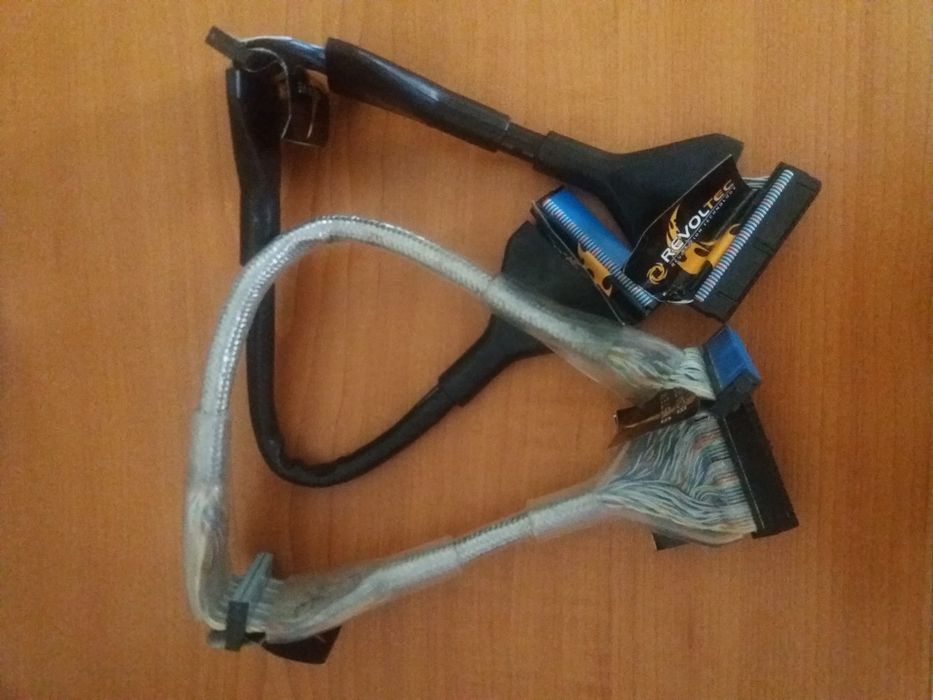 2 Cabos IDE / Flat / ATA Discos HD Revoltec revestidos