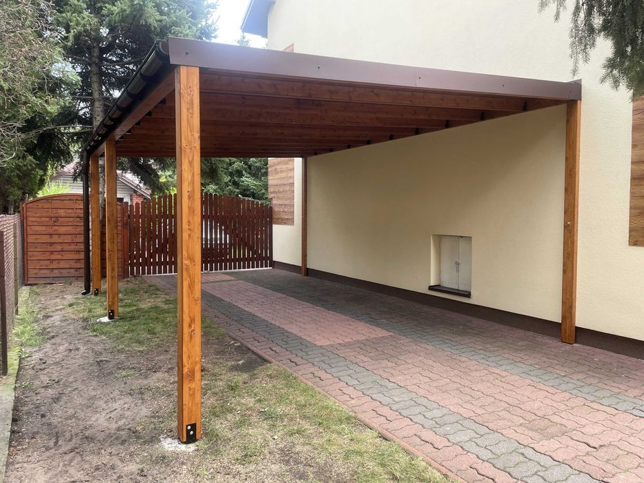 Wiata garażowa, zadaszenie na samochód, wiata samochodowa, carport