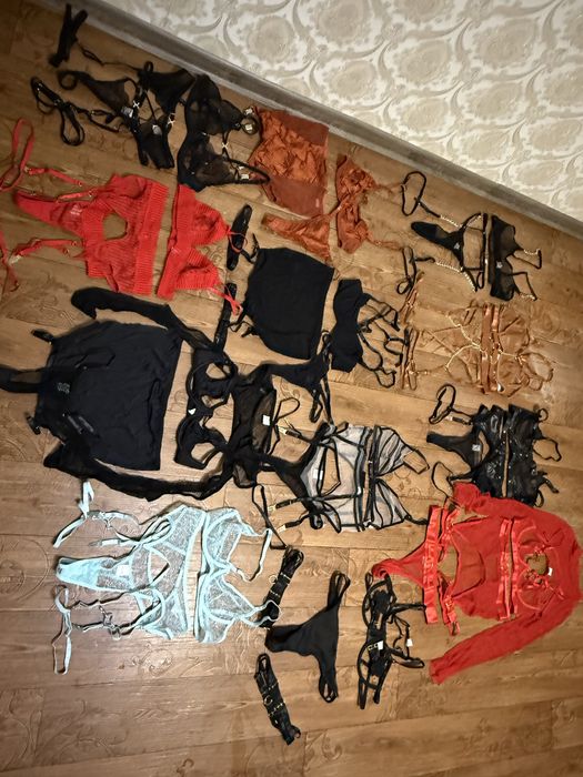 Еротична білизна белье ліф пояс труси гартери латекс сітка спідниця