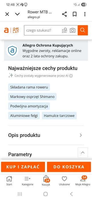 NOWY Rower Górski Pelikan