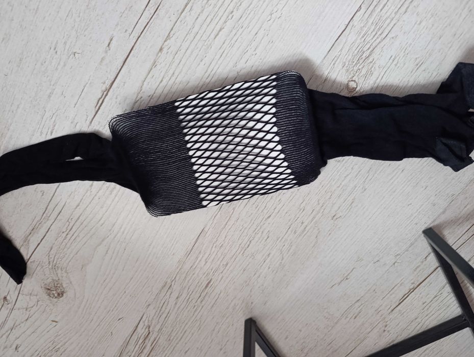 Sexowne czarne rajstopy S/M