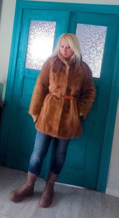 Kurtka z norek norki futro z norek