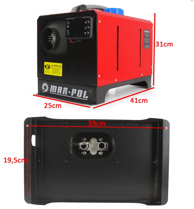 Автономный дизельный обогреватель MAR-POL 8кВт (M80950) 12V 220V