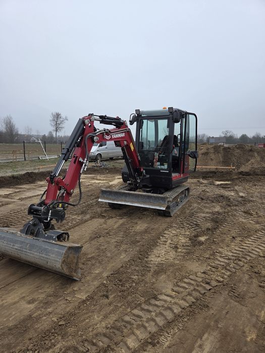 Usługi Minikoparką Koparko Ladowarka Wywrotką