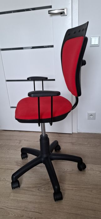 Krzesło biurowe dziecięce Ministyle czerwone