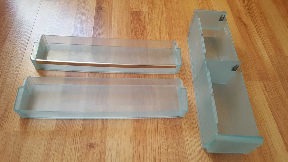 Półka balkonik na drzwi chłodziarki Bosch, Ariston 3 szt.