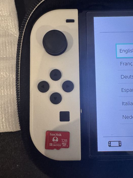 Nintendo Switch OLED Branca Como Nova + Bolsa + Cartão 128GB + Completa