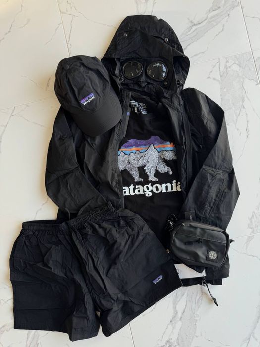 Patagonia / c.p company (набор офника !) футболки,штани, кепки, шорти ...