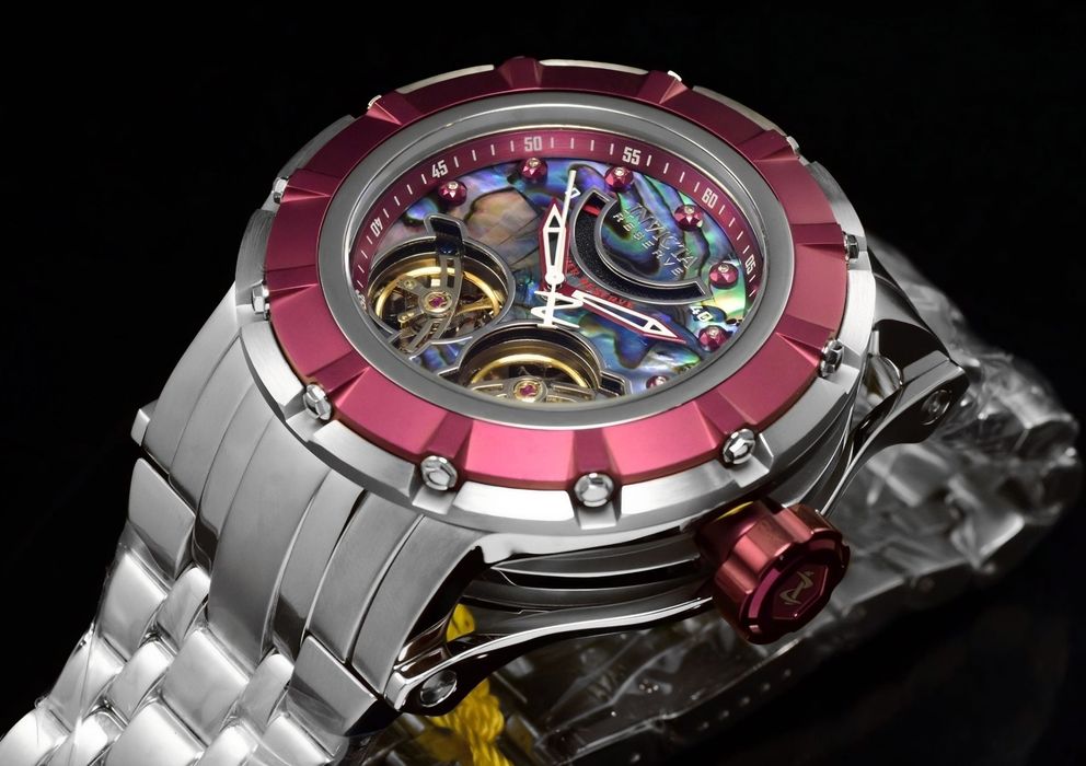 Годинник Invicta Reserve 43229 Automatic Open Heart Abalone 54mm 500MT