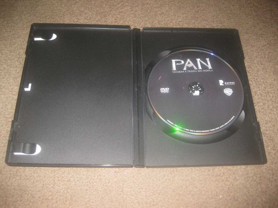 DVD "Pan: Viagem á Terra do Nunca" com Hugh Jackman