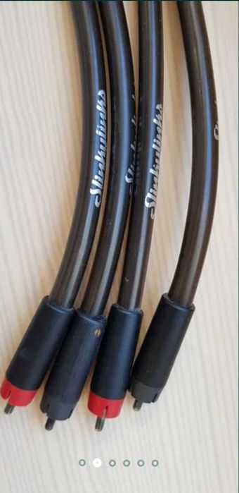 уникальный межблочный Slinkylinks (Австралия), RCA, 1 м, серебро