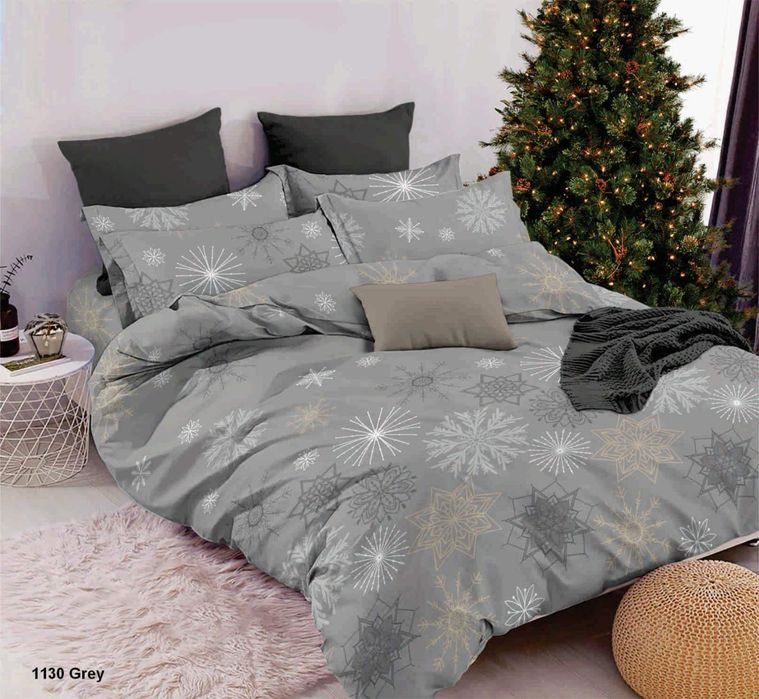 Новорічна постільна білизна,постіль,бязь,полуторка на подарунок