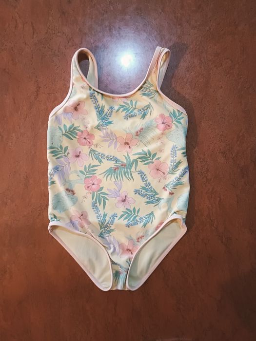 Strój kąpielowy jednoczęściowy Primark 116/122 kwiaty