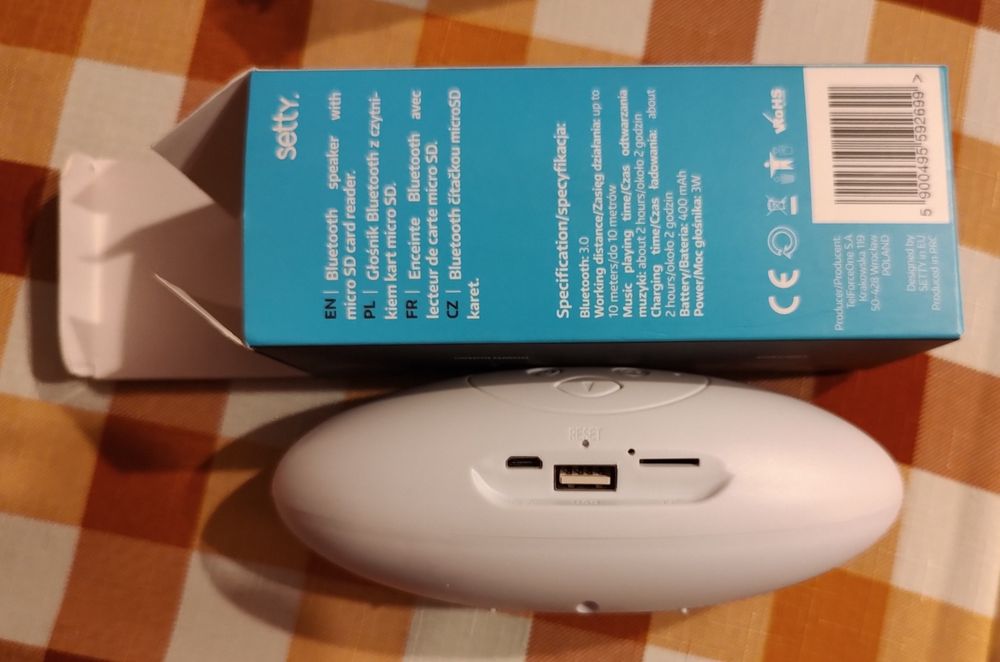 Głośnik Bluetooth SETTY LXBS110 bardzo zadbany