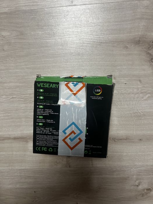 Zestaw słuchawkowy Bluetooth Weseary WG3