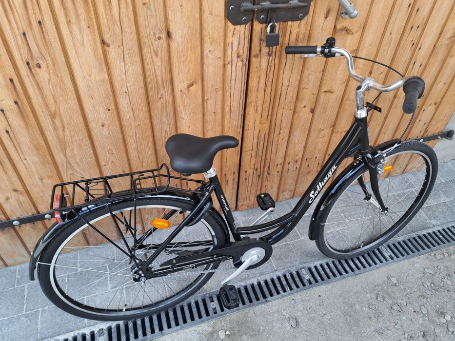 NOWY Rower miejski szwedzki Sothanga Gazelle Nexus 7 czarny łabędź 28