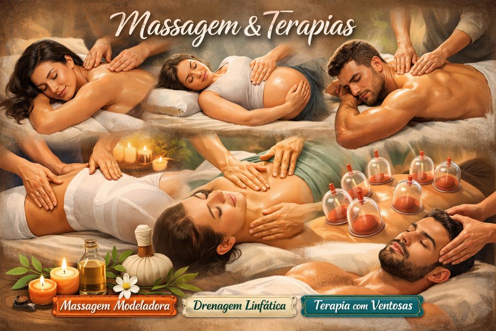 Massagem Terapeuticas e esteticas