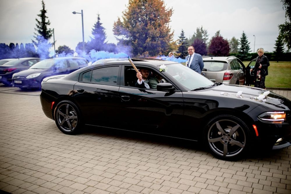 DODGE CHARGER auto do ślubu wesela