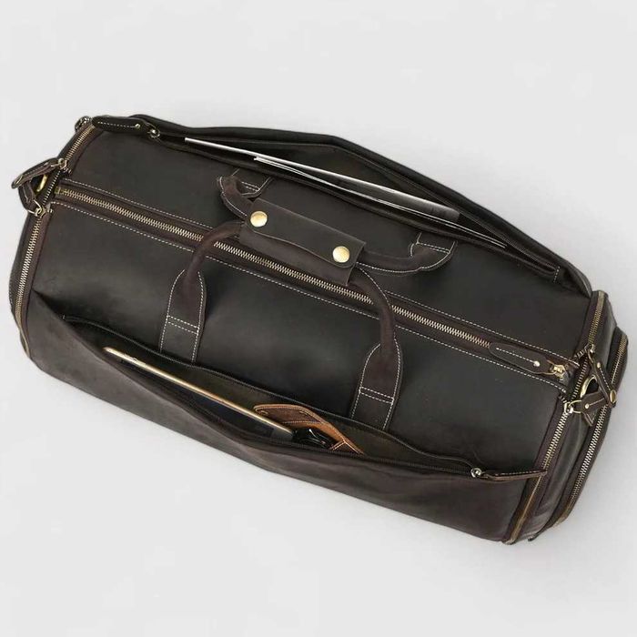 Garbelle OSCAR mala cabine em pele com rodas - porta fatos