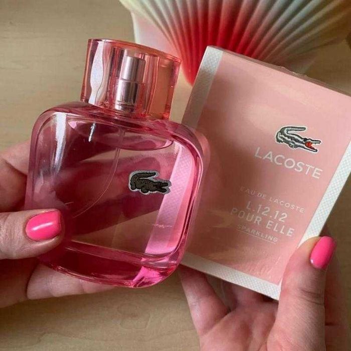 Lacoste L.12.12 Pour Elle Sparkling EDT 90 мл - жіночий парфум, квітково-фруктовий аромат, стійка туалетна вода | Лакост женские духи (B37201)