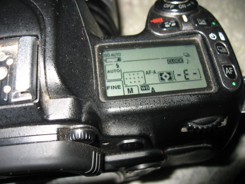 aparat fotograficzny nikon D80 Err