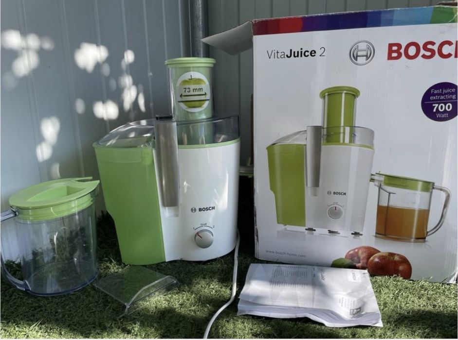 Соковижималка bosch mes25go vita juice 2