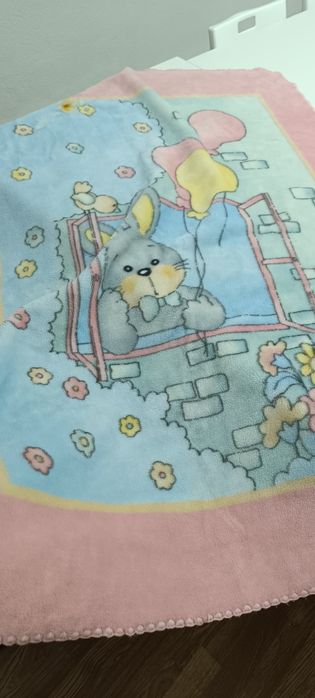 Cobertor de criança, usado.