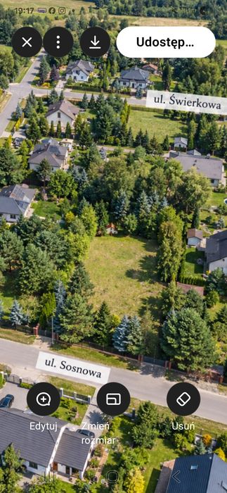 Działka 900 m² Dobroń | Ogrodzona | Las | S8