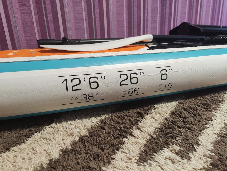 Сапборд сап sup XQ Max (надувна дошка), 381x66x15 см