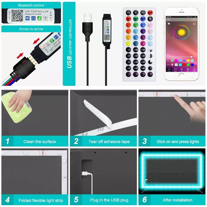 Fita led 10 metros