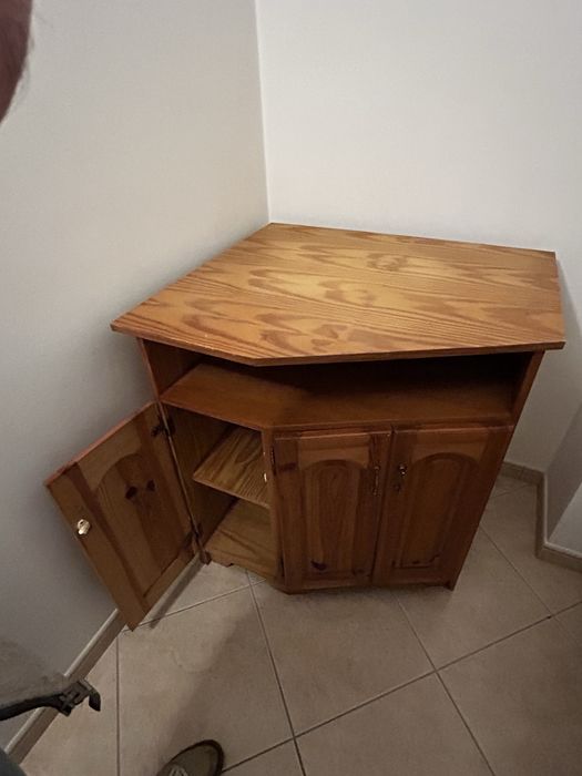 Movel da tv canto com arrumacao