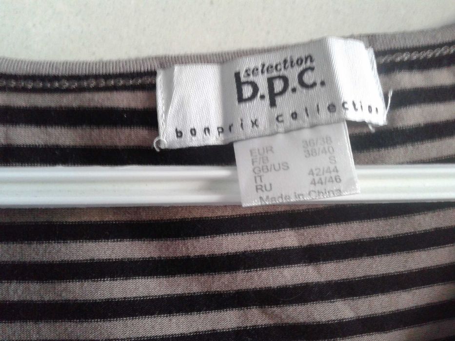 Piękna bluzka damska asymetryczny dół  B.P.C bonprix collection 36/ 38 S/ M