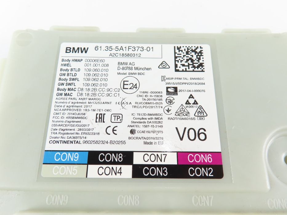 Unidade De Comando Fem Bmw 5 Ref: 61355A69A46 / 5A1F373