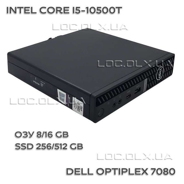 Dell OptiPlex 7080 i5-10500T 8/256GB DisplayPort DP-HDMI WiFi+BT #6371