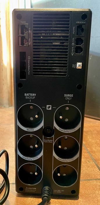 Zasilacz awaryjny UPS APC Back-UPS Pro 1500 VA/865W, 6xPL, AVR, LCD