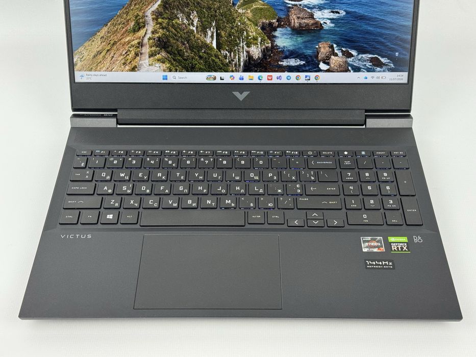 HP Victus 16 e0502nw /16” FHD 144Гц/Ryzen 7 5800H/16 GB/1 TB SSD/RTX 3060