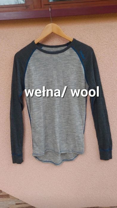 bluzka wełniana vikafjell L 40 wełna wool narty sanki jesień zima