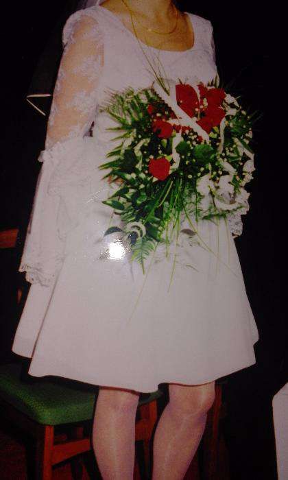 suknia ślubna biała