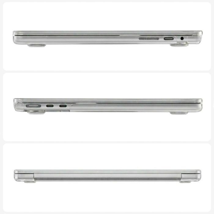 Tech-Protect softshell MacBook Pro 14 … Max 2021-2026 crystal clear