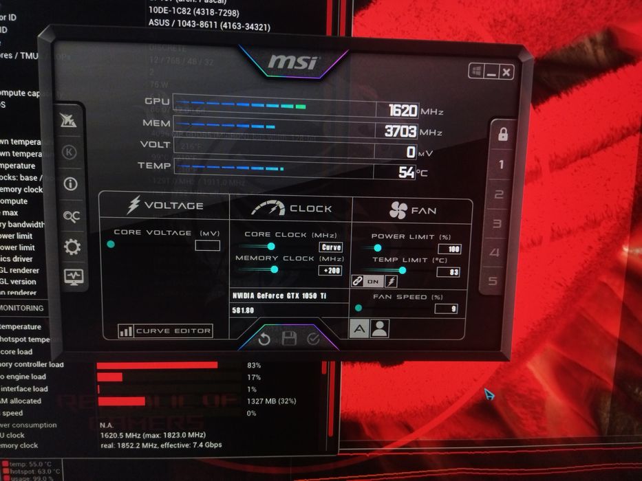 Asus Rog Strix 1050ti