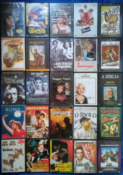 Lote 165 DVD's originais (Lote 1)