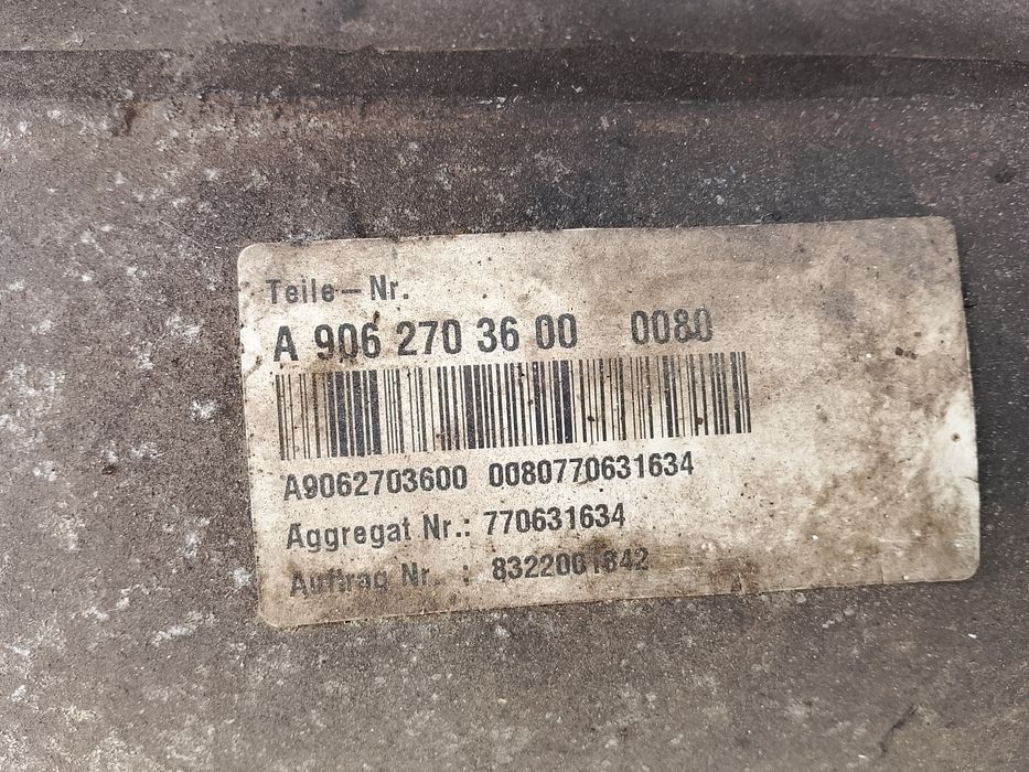 Skrzynia biegów automatyczna sprinter 906