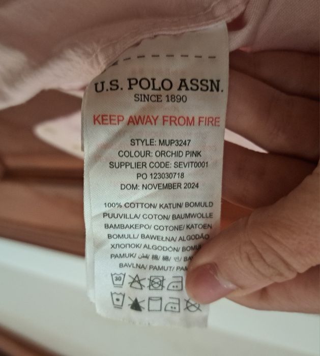 Różowa koszula xl Polo Ralph Lauren
