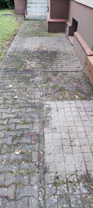 Mycie kostki brukowej, tarasów, podjazdów i elewacji