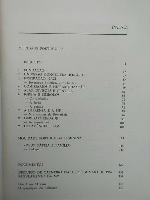 Mocidade Portuguesa – Breve História de uma Organização Salazarista